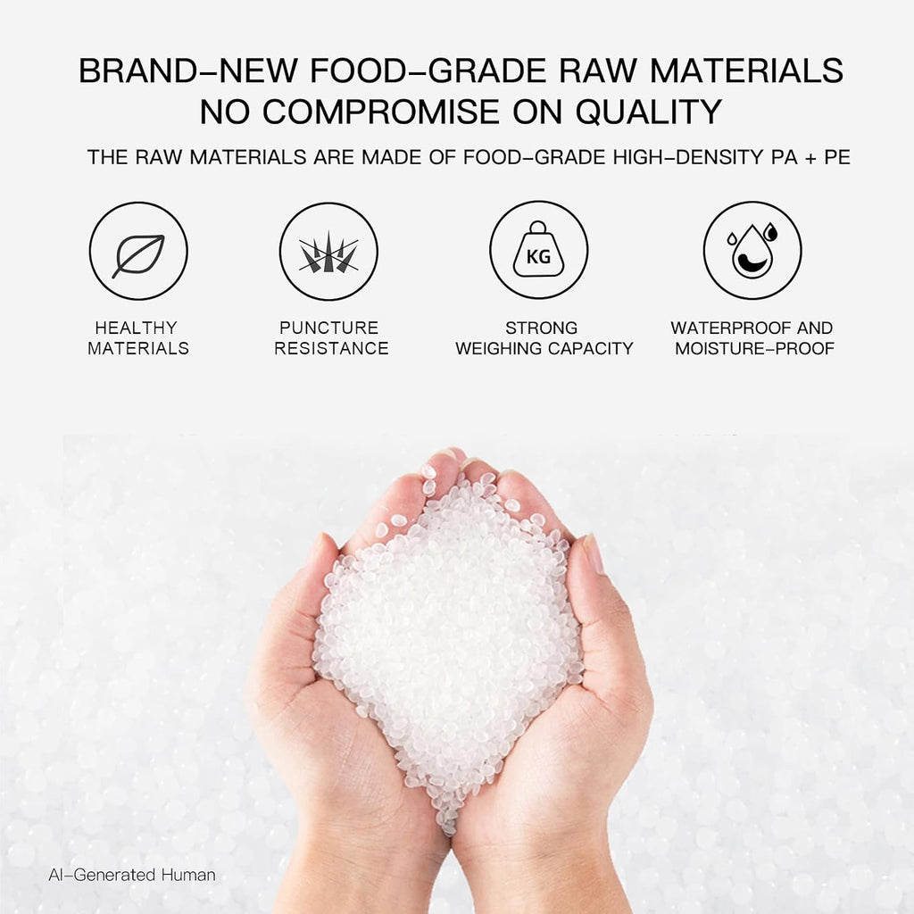 Embossed Vacuum Sealer Rolls, BPA-Free Food Storage Bags