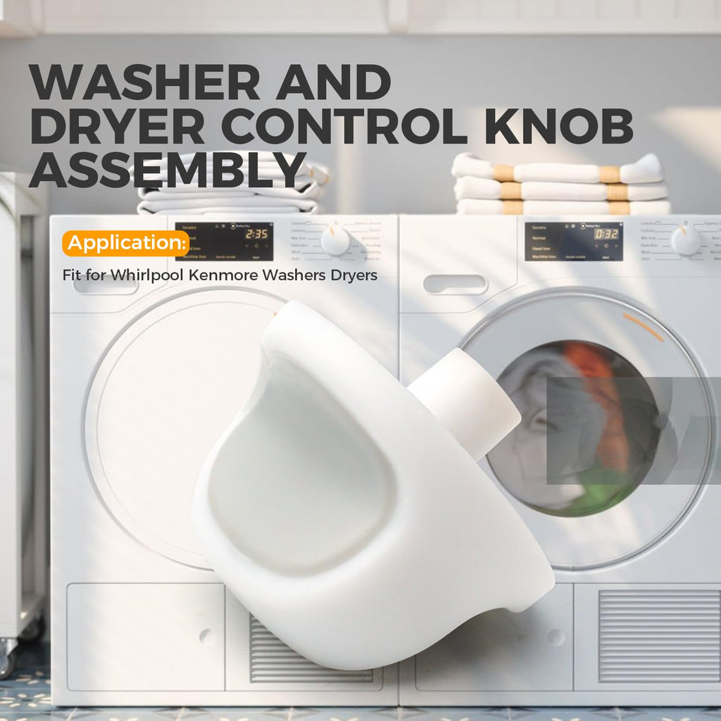 Washer and Dryer Control Knob Assembly for Whirlpool Kenmore Washers Dryer