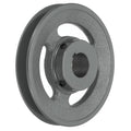 uxcell BK60-1 1/8 V-Belt Sheave 1-1/8"Bore 5.75"OD Single Groove Web Sheave Bored-to-Size Sheave, Cast Iron, Belt Section for 3L or B Belt