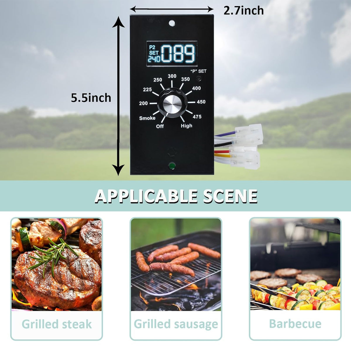 Upgrade Control Board kit Compatible with Pit Boss Pellet Grill Panel
