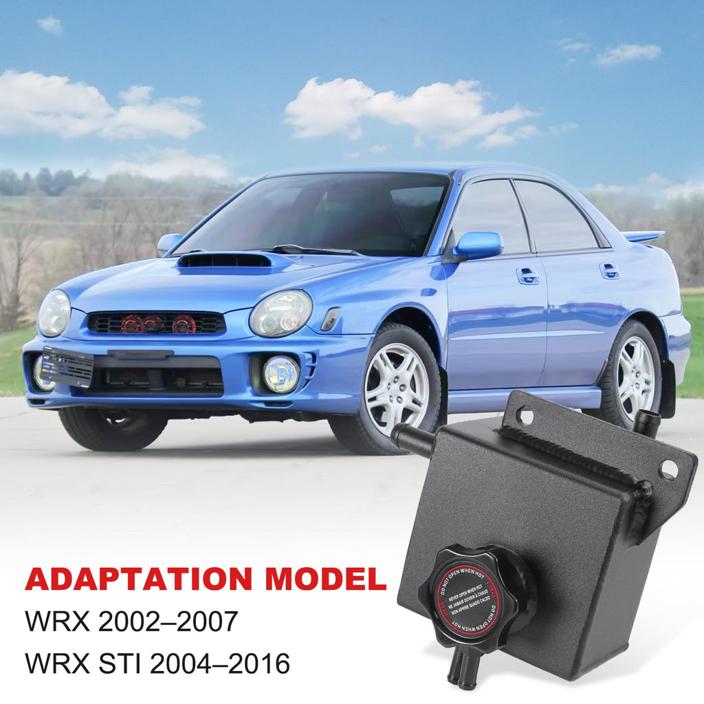 MMRT-WRX-01 Black Expansion Tank Replacement For Subaru WRX 2002-2007