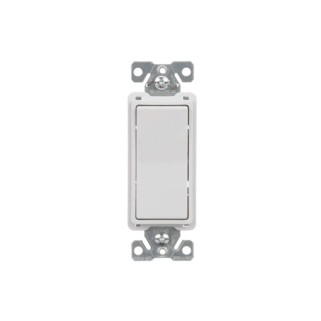Eaton 7504W-SP-L 15-Amp, 120-Volt Standard Grade 4-Way Decorator Switch, White