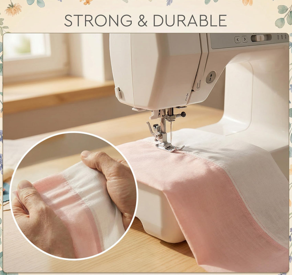 50Pcs Bobbins Sewing Thread with Case, SizeA Class15