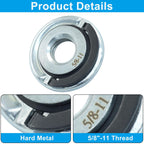 LifCratms Grinder Quick Change Flange Locking Nut, Metal, 2 PCS