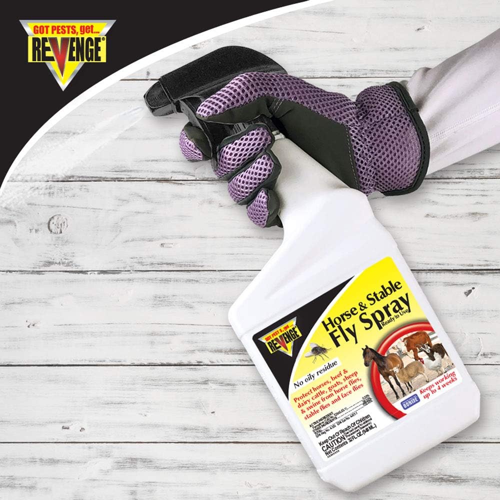 Revenge Horse & Stable Fly Spray, 32 oz Ready-to-Use