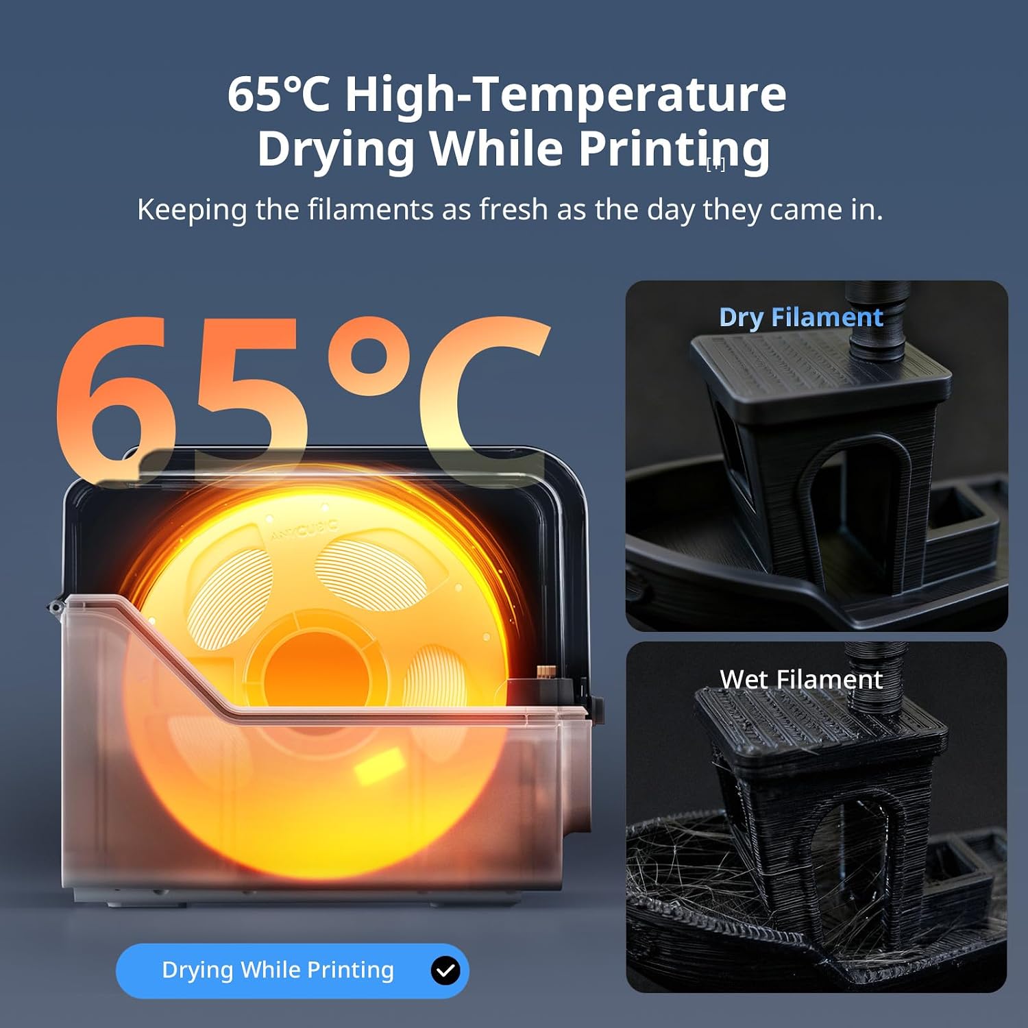 Kobra X Combo 3D Printer with ACE 2 Pro, Native 7-Color Printing | Up to 19 Color, 2X Faster, 2X Less Waste