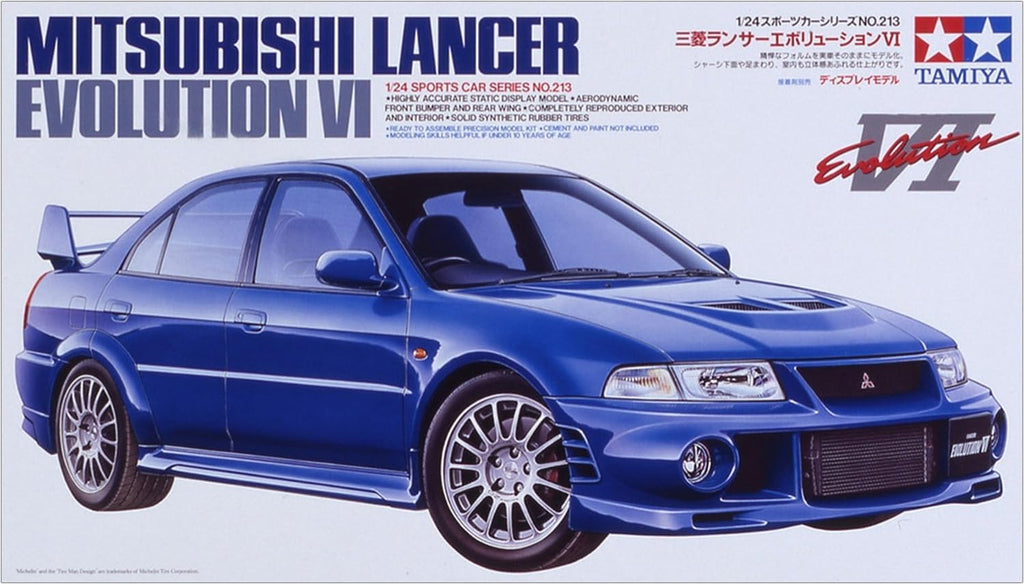 24213 1/24 Mitsubishi Lancer Evolution Vi Plastic Model Kit