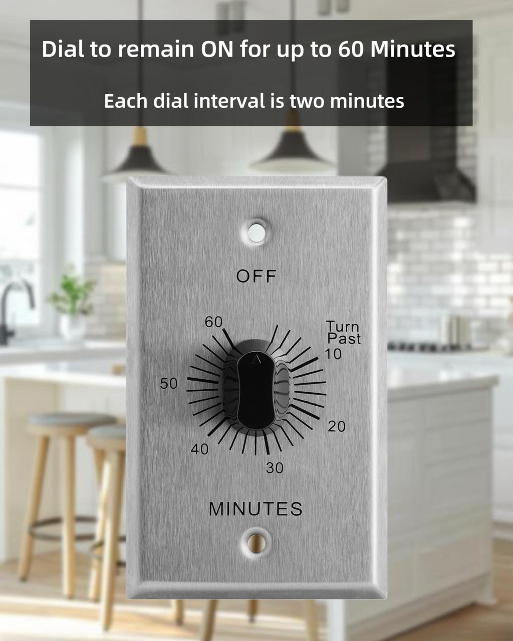TAYMATIC Spring Wound in-Wall Mechanical CountdownTimer Switch