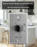 TAYMATIC Spring Wound in-Wall Mechanical CountdownTimer Switch
