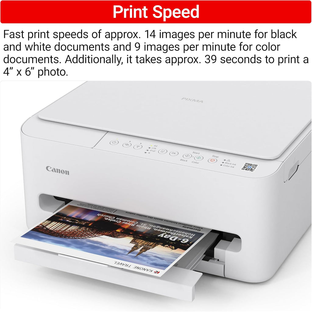 PIXMA TS4320 – Wireless Color Inkjet Printer for 2-Sided Printing & Photos, Cost Efficient Multi-Function Printer