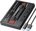 2.5 Hard Drive Enclosure USB C to SATA III for 2.5inch SSD HDD 9.5mm 7mm External Hard Drive Case Max 6TB Compatible