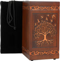 Wooden Urns for Human Ashes Adult Male Female Large Cremation Urn