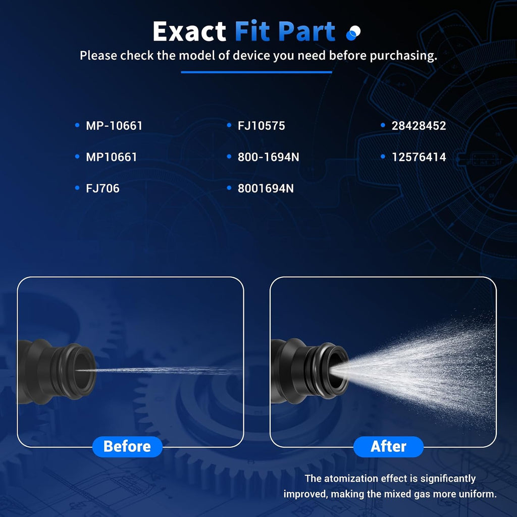 6Pcs Fuel Injectors Compatible with Buick Pontiac V6 3.8L