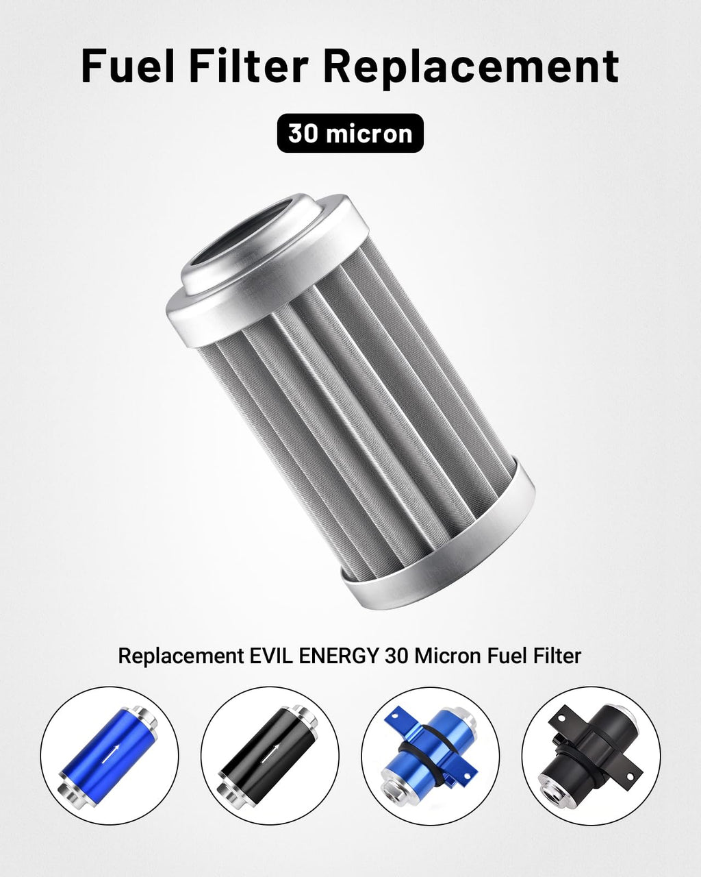 EVIL ENERGY 30 Micron Fuel Filter Element Replacement for EVIL ENERGY