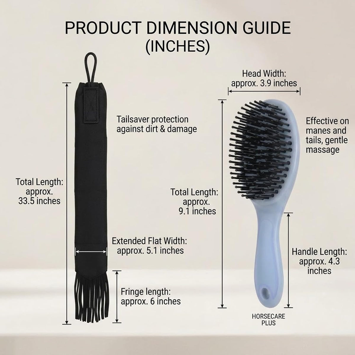 Equine Mane & Tail Combs Horse Brush