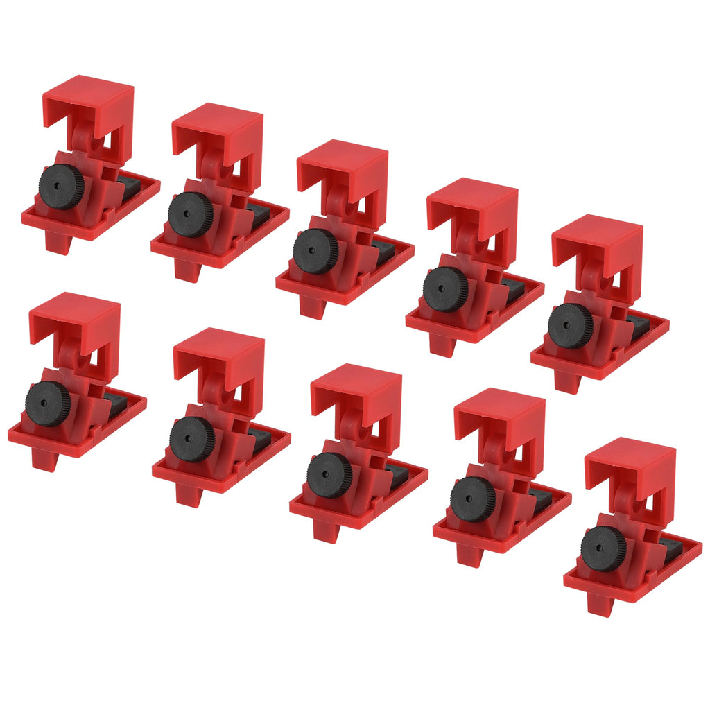 HiLKCO 10 Pack Circuit Breaker Lockout Device,Fits 120/277v Breakers,Medium