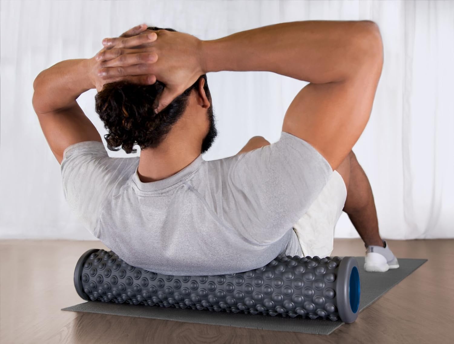 Massage Foam Roller - Textured for Deep Tissue Muscle Relief to Boost Recovery, Flexibility, Mobility - Back Pain