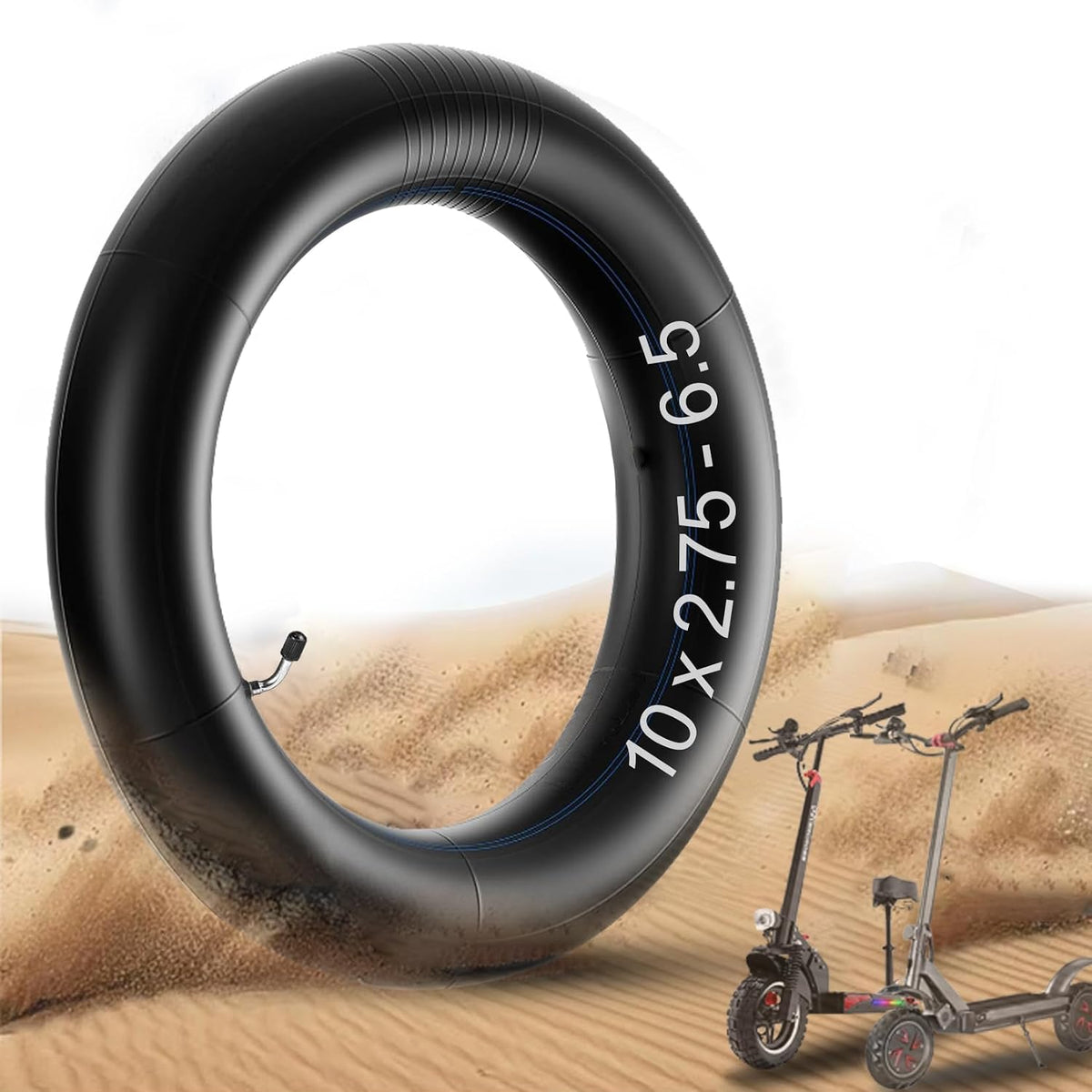 10x2.75-6.5 10 Heavy Duty Inner Tube for Speedway 5 Dualtron 3 Hover-1 Alpha JOYOR S Hiboy Titan PRO Electric Scooter Explosion-Proof Shockproof Super-Grip