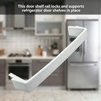 WR71X30014 Door Shelf Rail Compatible with GE Refrigerator