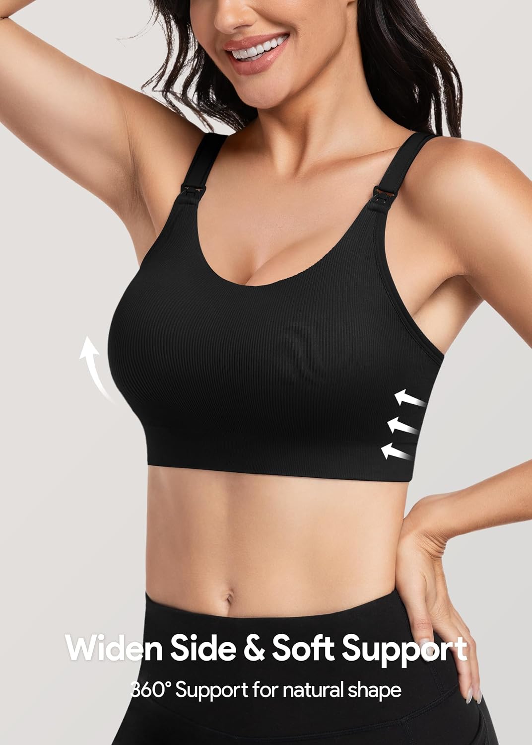 Nursing Bras for Breastfeeding, Nursing Sports Bra Yoga Bras Tank