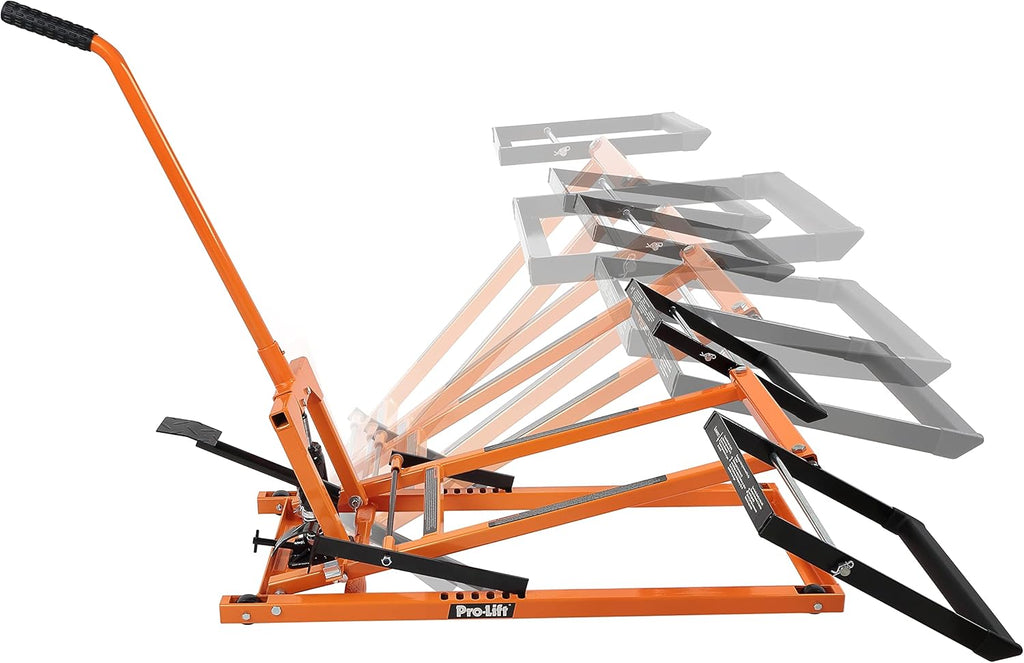 Pro Lift Lawn Mower Jack Lift with 300 Lbs Capacity for Tractors and Zero Turn Lawn Mowers