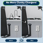 TOPGREENER USB Wall Outlet, 4.2A USB Receptacle with Type A&C Ports, 6 Pack