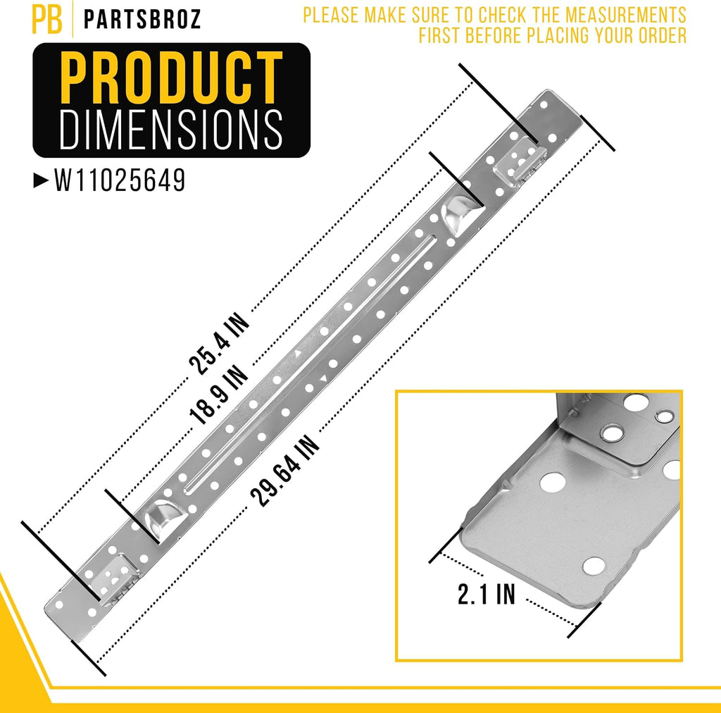 Microwave Oven Mounting Bracket for Whirlpool WMH31017HS0