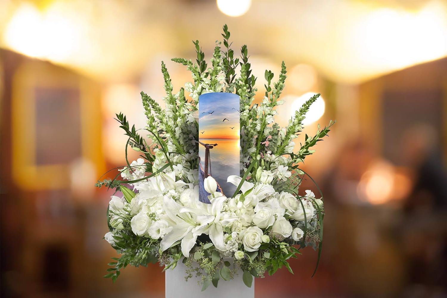 Dock of The Bay Biodegradable Urns - Adult-Friendly Eco Cremation Urns and Scattering Tubes