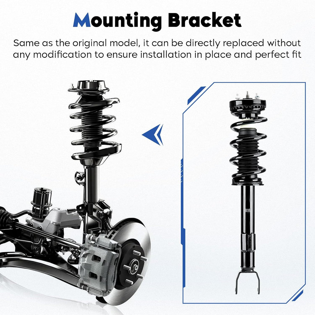 Front Complete Struts Assembly w/Coil Spring Shock Absorber Compatible with Dodge Challenger/Charger 2012-2022 3.6L RWD, Replace for 172665