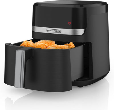 BLACK+DECKER Purifry 6QT Digital Air Fryer | 6QT air fryer with 9 presets, touchscreen controls, shake reminder and