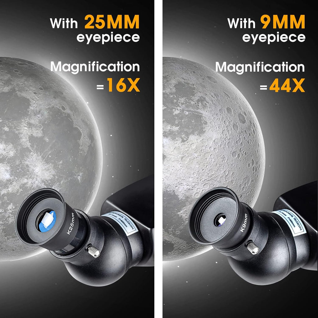 Telescope 70 mm Aperture 400 mm Refractor Astronomical Portable Telescope for Adults Beginners with Tripod Phone