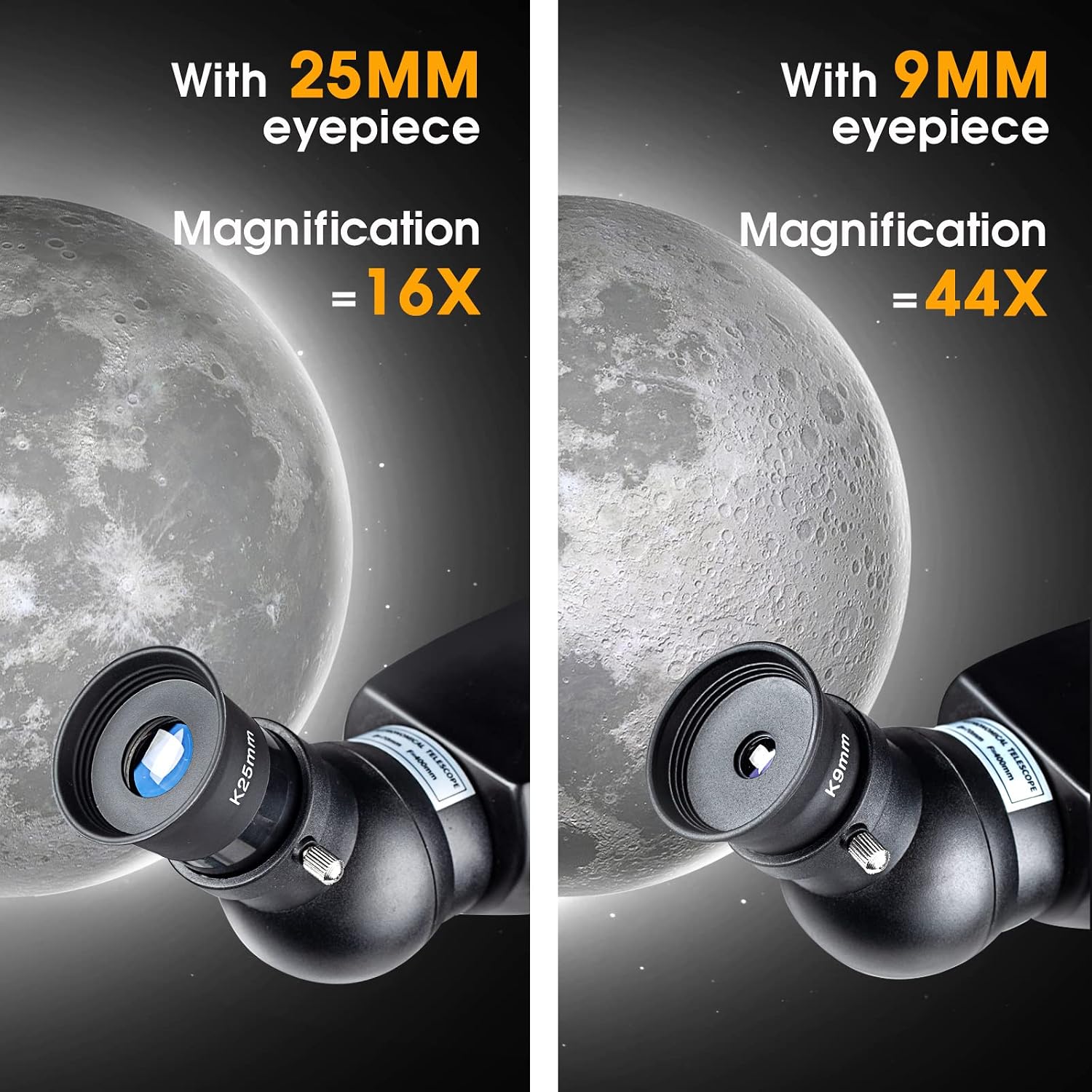 Telescope 70 mm Aperture 400 mm Refractor Astronomical Portable Telescope for Adults Beginners with Tripod Phone
