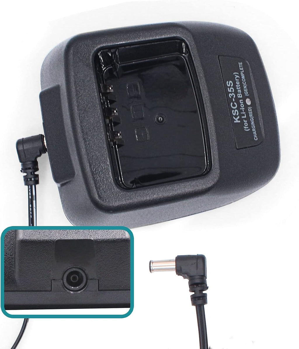 Replace KSC-35S Rapid Charger Compatible for Kenwood TK-3400 TK-2200LP TK-2300VP TK2400 TK-3200L TK-3302UK Radio