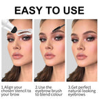 Eyebrow Stencils, Eye Brow Stencil Kits Waterproof Eyebrow Stamp Perfect Eyebrows, Smudge-proof Brow Stamp Eyebrow