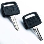 2-Pack Soft-Grip Ignition Switch Key for John Deere Gator 4x2 4x4 4x6