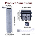 XIHIRCD 8pcs Roller Brush & Filter Replacement Parts Compatible with Tineco