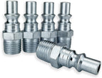 5 ARO Style 1/4" NPT Male Coupler Nipples for Shop Air Line Hose Tools by TYK Industries