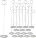 16PK Place Card Holders 12 Inch Table Number Holders Table Card Holders Steel Card Holders for