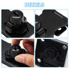 2 Pcs Keyed Hasp Locks, 2.5 Inch, Black Safety Hasp with Lock