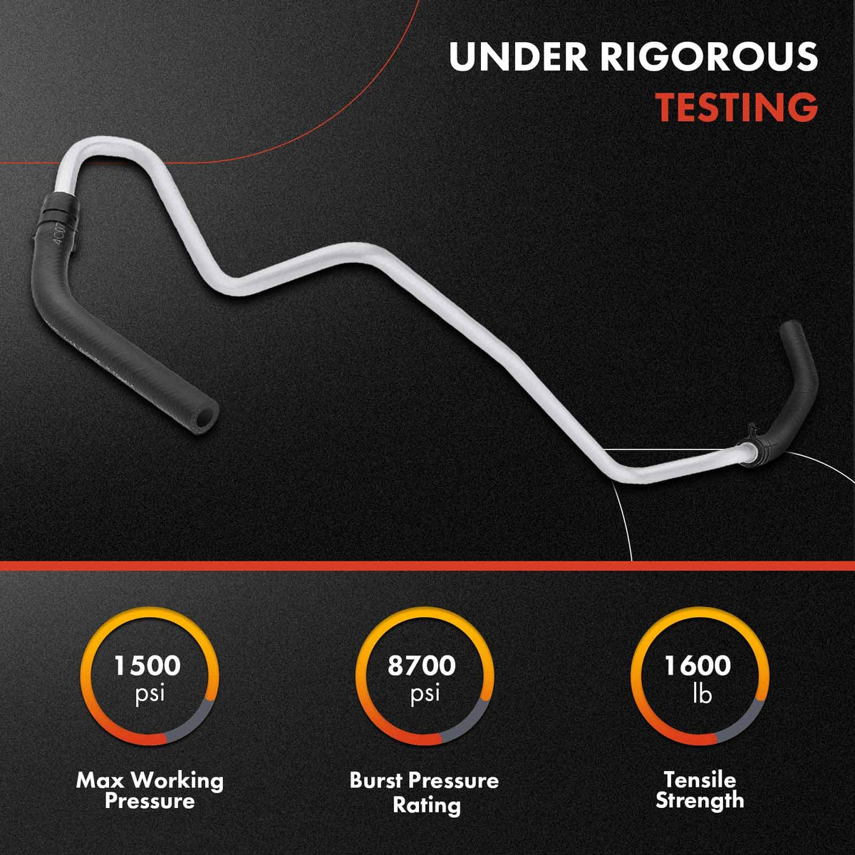 A-Premium Power Steering Return Hose Assembly Compatible with Toyota