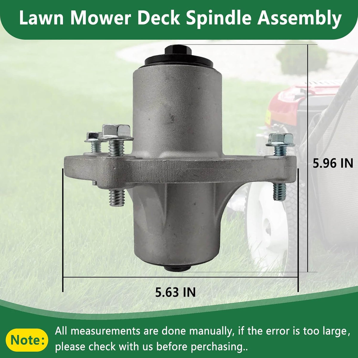 Spindle Assembly Compatible with Snapper Mower 1735326YP 1735326 485866 1735573YP 14226 1735323YP 330240B