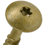 Lag Screws, 1/4-20 x 2in, 50 Pack, Bronze