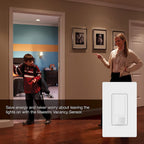 Lutron Maestro LED+ Dimmer and Vacancy Sensor, Single Pole and Multi-Location, MSCL-VP153M-HT, Hot