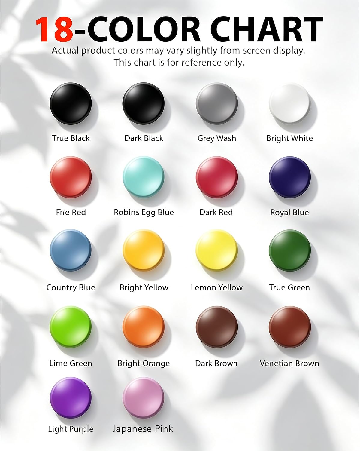 Tattoo Ink Set 18 Colors, 1 Fl Oz Vegan Professional