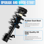 TRIBLE SIX Front Struts Assembly w/Coil Spring, 172378 172379,Set of 2