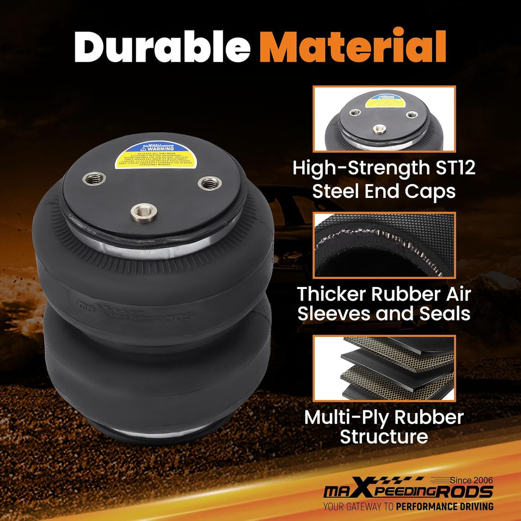 maXpeedingrods Air Suspension Bag Kit for Chevy Silverado 2500 2011-2019