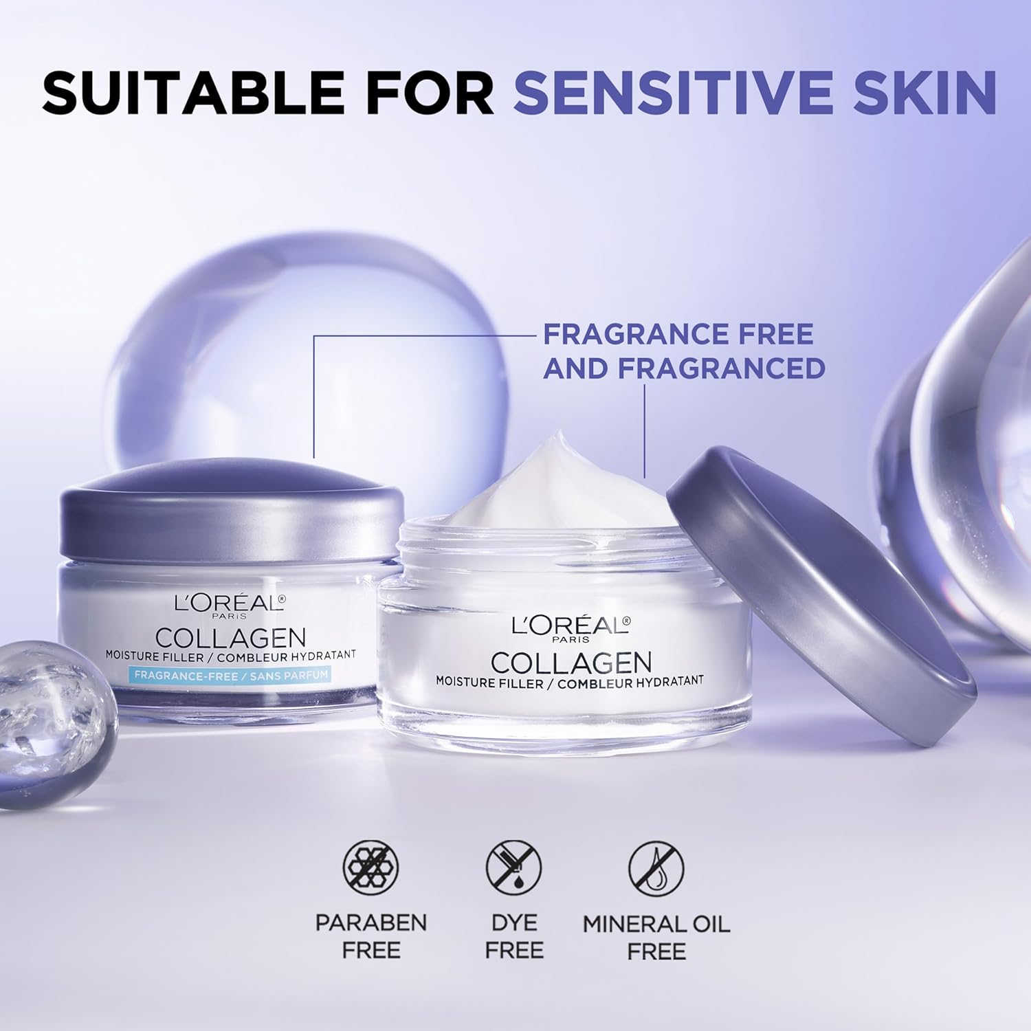 L’Oreal Paris Collagen Daily Face Moisturizer, Anti Aging Face Cream to Reduce Wrinkles and Provide Intense