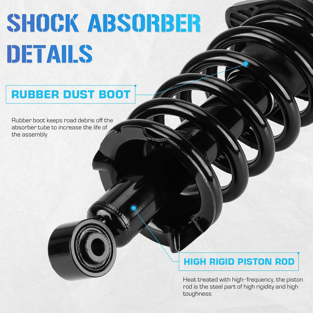 ILONPA Rear Struts Shocks for 2007-2011 Honda CR-V 2.4L (4WD, AWD, FWD)