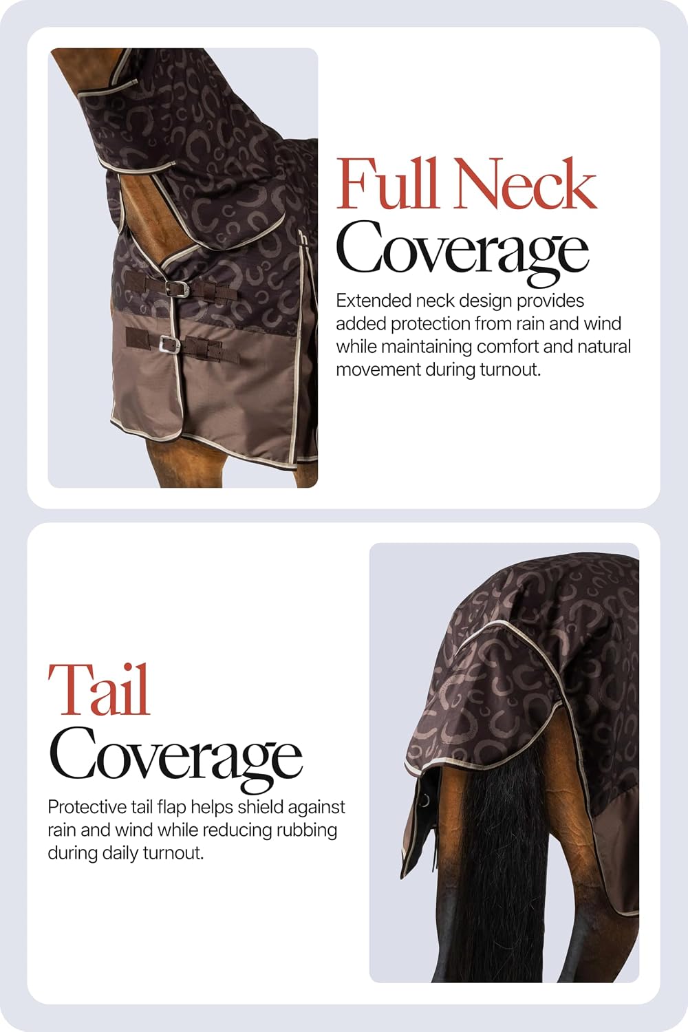 Glasgow Waterproof Turnout Blanket - Lightweight Combo, Neck Cover