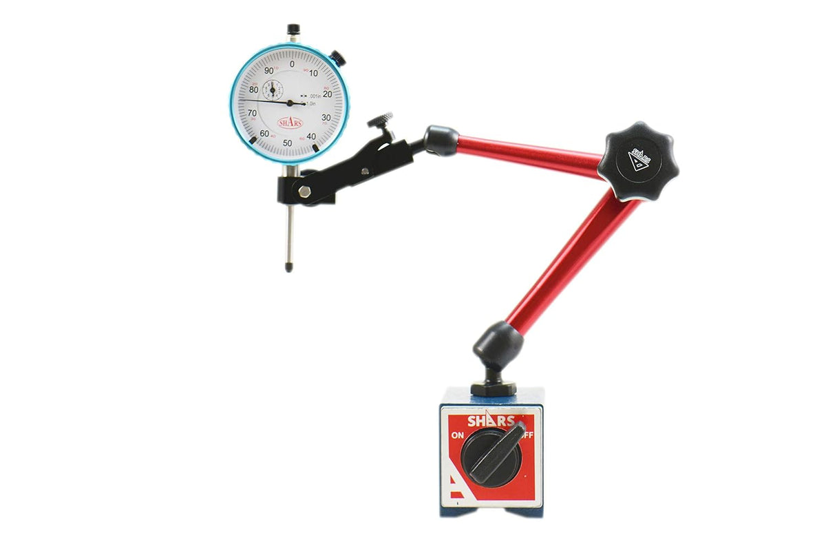 Shars Standard Magnetic Base + 1" Dial Indicator P]